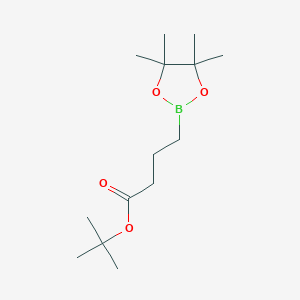 molecular formula C14H27BO4 B2886311 tert-Butyl 4-(tetramethyl-1,3,2-dioxaborolan-2-yl)butanoate CAS No. 1454901-93-9