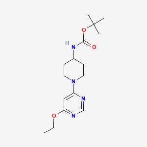 tert-Butyl (1-(6-ethoxypyrimidin-4-yl)piperidin-4-yl)carbamate