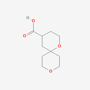 1,9-Dioxaspiro[5.5]undecane-4-carboxylic acid