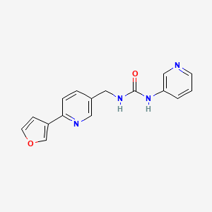 1-((6-(Furan-3-yl)pyridin-3-yl)methyl)-3-(pyridin-3-yl)urea