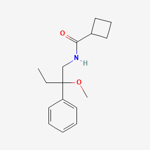 N-(2-methoxy-2-phenylbutyl)cyclobutanecarboxamide