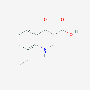 molecular formula C12H11NO3 B2886504 8-Ethyl-4-hydroxyquinoline-3-carboxylic acid CAS No. 63136-16-3