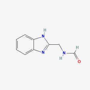 molecular formula C9H9N3O B2886573 (1H-Benzimidazol-2-ylmethyl)formamide CAS No. 879918-92-0