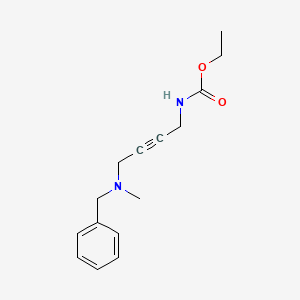molecular formula C15H20N2O2 B2886582 Ethyl (4-(benzyl(methyl)amino)but-2-yn-1-yl)carbamate CAS No. 1396852-06-4