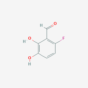 molecular formula C7H5FO3 B2886661 6-fluoro-2,3-dihydroxybenzaldehyde CAS No. 1364684-42-3