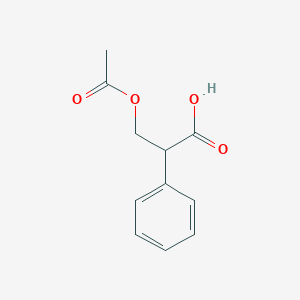 3-Acetoxy-2-phenylpropanoic acid