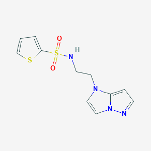 N-(2-(1H-imidazo[1,2-b]pyrazol-1-yl)ethyl)thiophene-2-sulfonamide