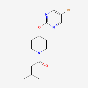 1-[4-(5-Bromopyrimidin-2-yl)oxypiperidin-1-yl]-3-methylbutan-1-one