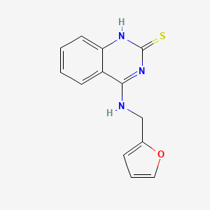 4-(furan-2-ylmethylamino)-1H-quinazoline-2-thione