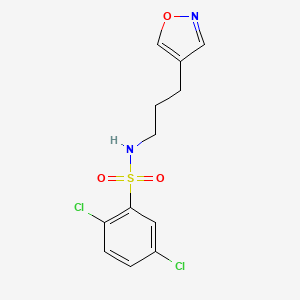 2,5-dichloro-N-(3-(isoxazol-4-yl)propyl)benzenesulfonamide