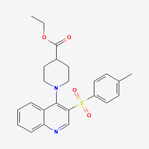 Ethyl 1-(3-tosylquinolin-4-yl)piperidine-4-carboxylate