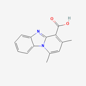 1,3-Dimethylpyrido[1,2-a]benzimidazole-4-carboxylic acid
