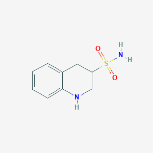 molecular formula C9H12N2O2S B2886784 1,2,3,4-Tetrahydroquinoline-3-sulfonamide CAS No. 1909337-28-5