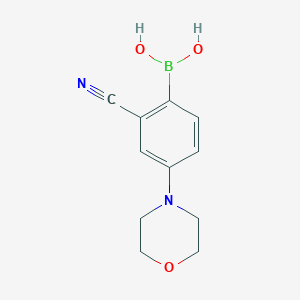 2-Cyano-4-morpholinophenylboronic acid