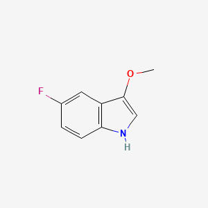 molecular formula C9H8FNO B2886845 5-fluoro-3-methoxy-1H-indole CAS No. 169674-06-0