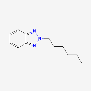 molecular formula C12H17N3 B2886847 2-Hexyl-2H-1,2,3-benzotriazole CAS No. 69218-28-6