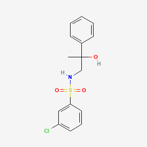 3-chloro-N-(2-hydroxy-2-phenylpropyl)benzenesulfonamide