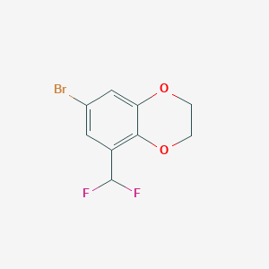 7-Bromo-5-(difluoromethyl)-2,3-dihydro-1,4-benzodioxine