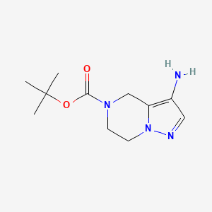 tert-Butyl 3-amino-6,7-dihydropyrazolo[1,5-a]pyrazine-5(4H)-carboxylate