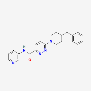 6-(4-benzylpiperidin-1-yl)-N-(pyridin-3-yl)pyridazine-3-carboxamide