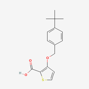 3-[(4-tert-butylphenyl)methoxy]thiophene-2-carboxylic Acid