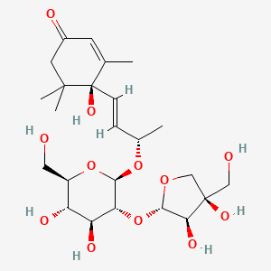 molecular formula C24H38O12 B2887117 7Z-Trifostigmanoside I 