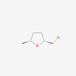 molecular formula C6H11BrO B2887179 (2R,5R)-2-(Bromomethyl)-5-methyloxolane CAS No. 2351022-71-2