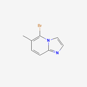 molecular formula C8H7BrN2 B2887253 5-Bromo-6-methylimidazo[1,2-a]pyridine CAS No. 1346157-13-8
