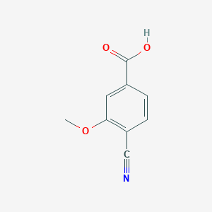 molecular formula C9H7NO3 B2887280 4-Cyano-3-methoxybenzoic acid CAS No. 102362-00-5; 581213-69-6