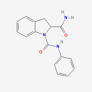 molecular formula C16H15N3O2 B2887352 N1-phenylindoline-1,2-dicarboxamide CAS No. 1101205-88-2