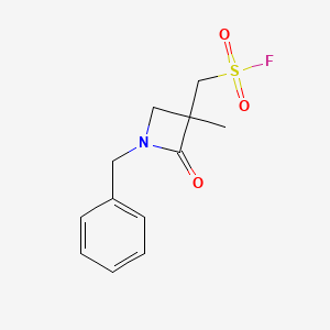 (1-Benzyl-3-methyl-2-oxoazetidin-3-yl)methanesulfonyl fluoride