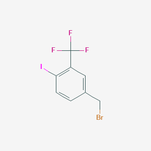 4-Iodo-3-(trifluoromethyl)benzyl bromide