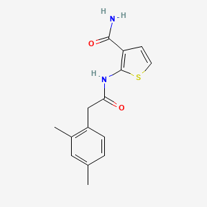 2-(2-(2,4-Dimethylphenyl)acetamido)thiophene-3-carboxamide