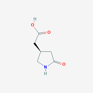 2-[(3R)-5-oxopyrrolidin-3-yl]acetic acid