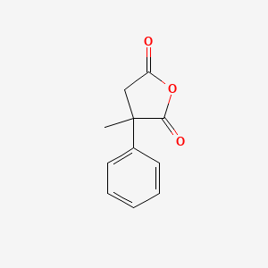 molecular formula C11H10O3 B2887473 3-Methyl-3-phenyloxolane-2,5-dione CAS No. 14702-34-2