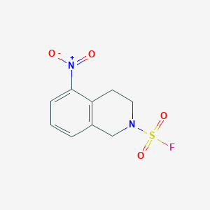5-Nitro-3,4-dihydro-1H-isoquinoline-2-sulfonyl fluoride