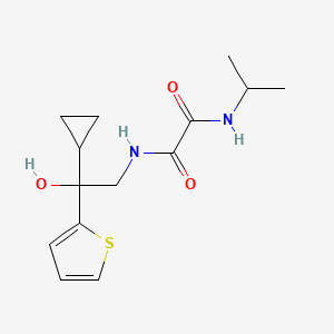 N1-(2-cyclopropyl-2-hydroxy-2-(thiophen-2-yl)ethyl)-N2-isopropyloxalamide