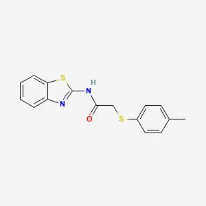 N-(benzo[d]thiazol-2-yl)-2-(p-tolylthio)acetamide