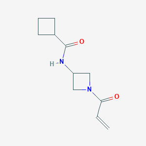 N-[1-(prop-2-enoyl)azetidin-3-yl]cyclobutanecarboxamide