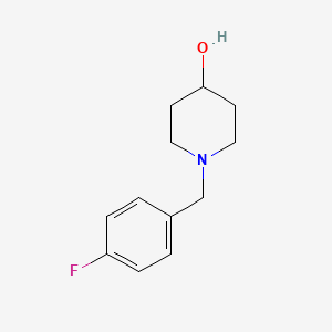 molecular formula C12H16FNO B2887516 1-(4-Fluorobenzyl)piperidin-4-ol CAS No. 91600-10-1