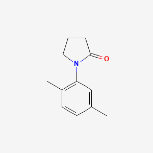 molecular formula C12H15NO B2887519 1-(2,5-Dimethylphenyl)pyrrolidin-2-one CAS No. 439253-49-3
