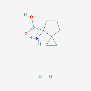 7-Aminospiro[2.4]heptane-7-carboxylic acid;hydrochloride