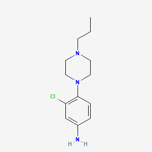 3-Chloro-4-(4-propylpiperazin-1-yl)aniline
