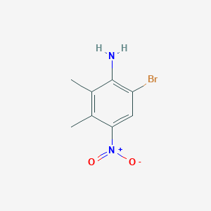 molecular formula C8H9BrN2O2 B2887572 6-溴-2,3-二甲基-4-硝基苯胺 CAS No. 860570-23-6