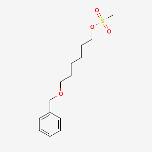 molecular formula C14H22O4S B2887606 6-(Benzyloxy)hexyl methanesulfonate CAS No. 170656-31-2