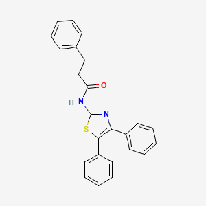 N-(4,5-diphenyl-1,3-thiazol-2-yl)-3-phenylpropanamide
