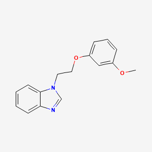 1-[2-(3-Methoxyphenoxy)ethyl]benzimidazole