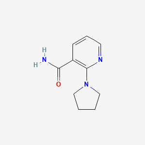 molecular formula C10H13N3O B2887627 2-Pyrrolidin-1-ylnicotinamide CAS No. 784083-31-4