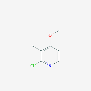 molecular formula C7H8ClNO B2887664 2-Chloro-4-methoxy-3-methylpyridine CAS No. 172152-57-7