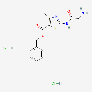 Benzyl 2-(2-aminoacetamido)-4-methyl-1,3-thiazole-5-carboxylate dihydrochloride